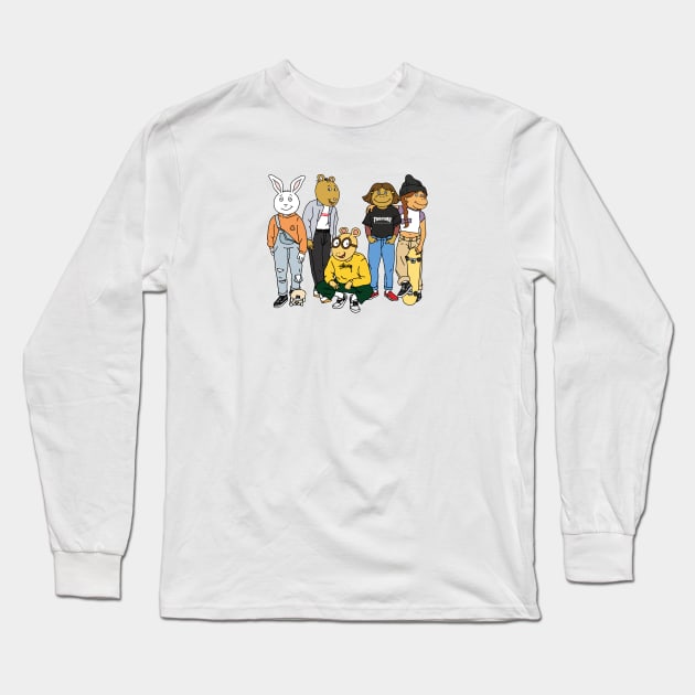 Arthur Squad Long Sleeve T-Shirt by drawmelike